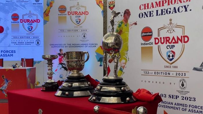 Three Durand Cup Trophies unveiled in Guwahati
