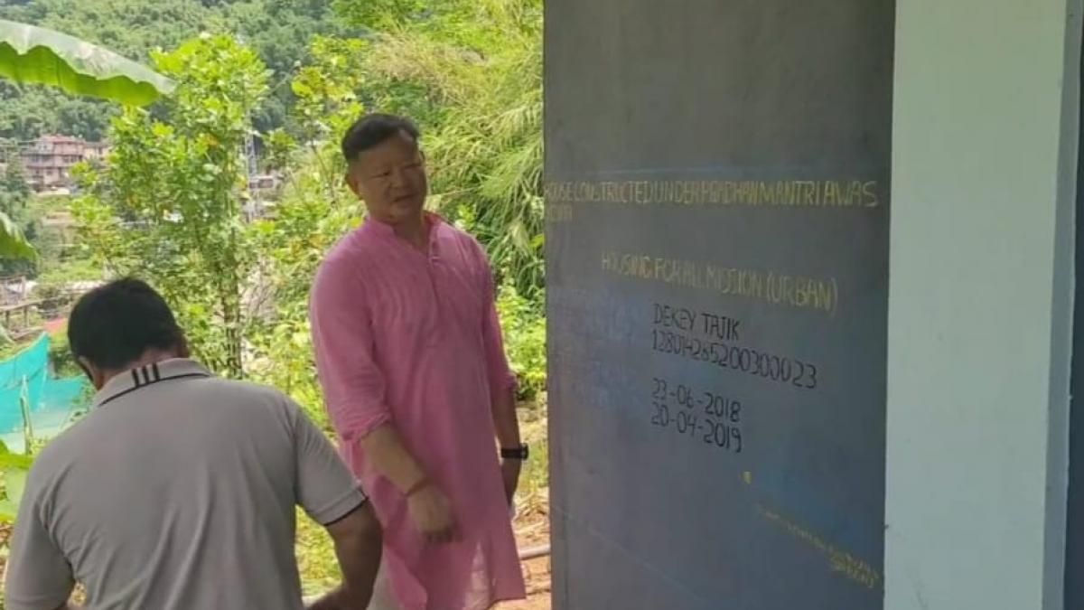 Itanagar mayor surveys PMAY housing scheme, assures support to deprived and needy