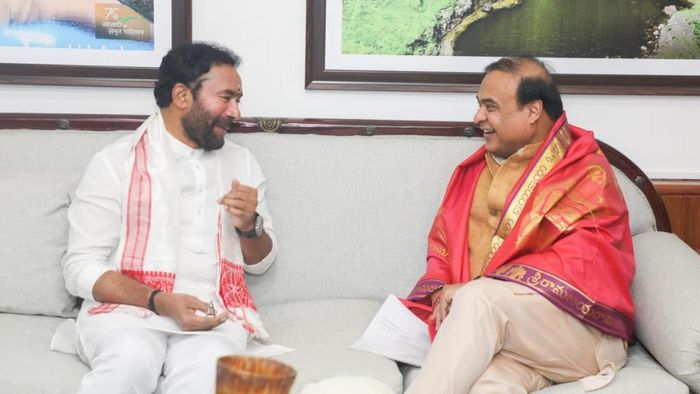 Himanta Biswa Sarma calls on DoNER minister G. Kishan Reddy