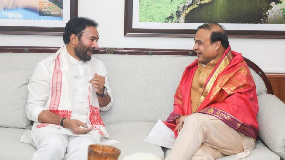 Assam: Himanta Biswa Sarma calls on DoNER minister; reviews critical schemes in state Assam: Himanta Biswa Sarma calls on DoNER minister; reviews critical schemes in state