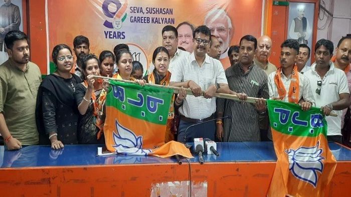 More than 300 joined BJP during a special programme in Tripura
