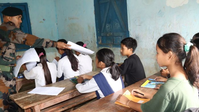 Assam Rifles organises pre-entrance exam for Sainik school in Changlang district