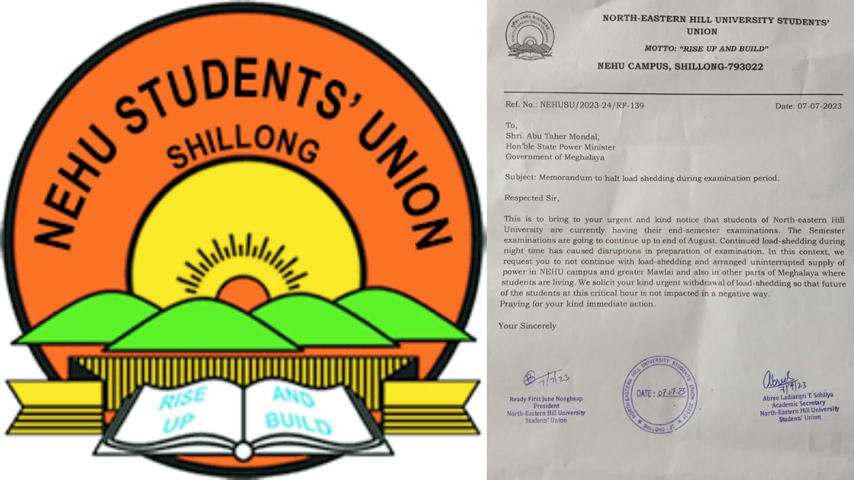 Meghalaya: NEHU student union demand to halt load-shedding during examination period