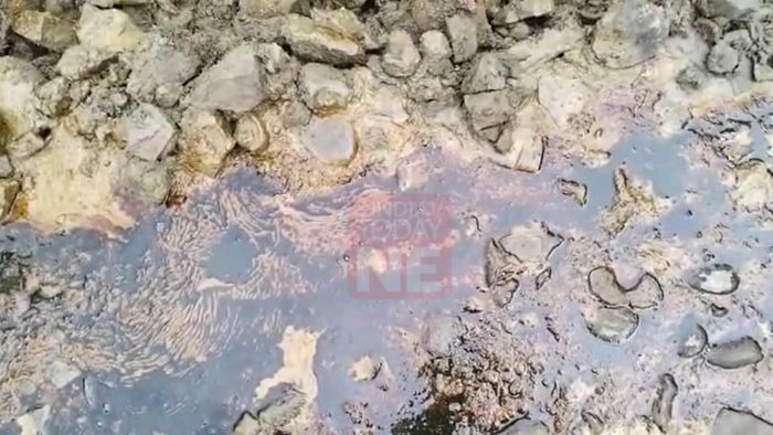 ONGC pipeline burst triggers oil spillage in Sivasagar