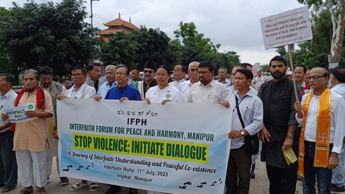 MPs from Kerala and Tamil Nadu joins interfaith peace rally in Imphal