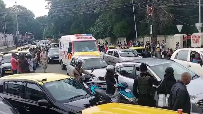 Hundreds of taxi drivers protest over odd-even formula imposed by Meghalaya government