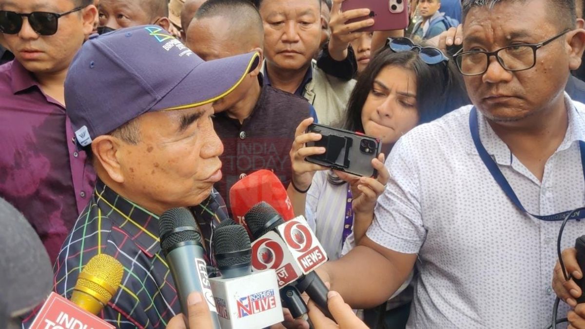 Mizoram CM Zoramthanga joins thousands of people to protest against Manipur violence