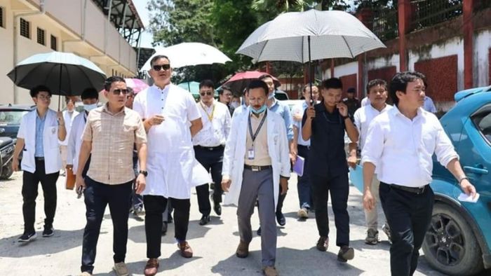 Itanagar civic body conducts fresh survey of land for evacuated street vendors in Naharlagun