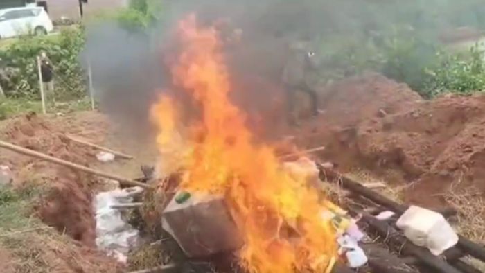 Drugs worth several crores destroyed by Guwahati Police