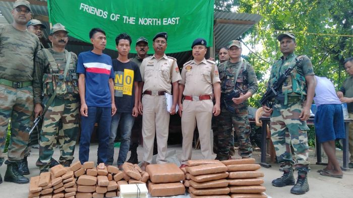 Assam Rifles seize ganja worth Rs 41 lakh in Tripura