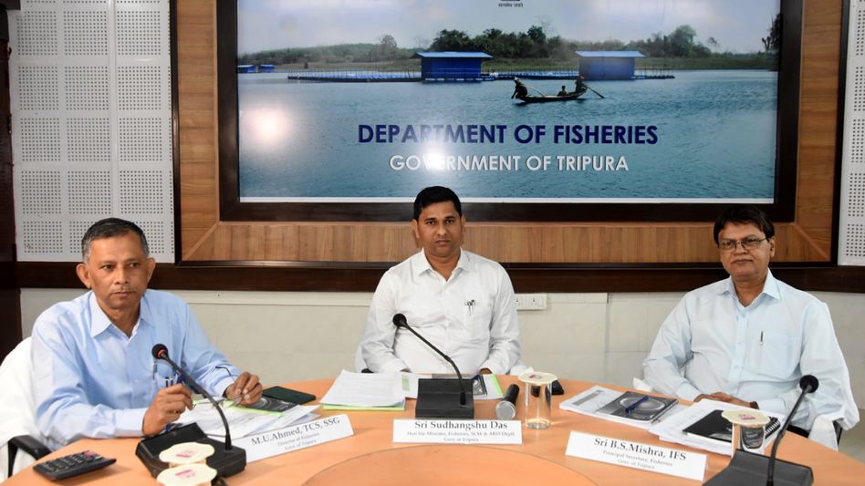 Tripura government to use abandoned water bodies to boost fish production Tripura government to use abandoned water bodies to boost fish production