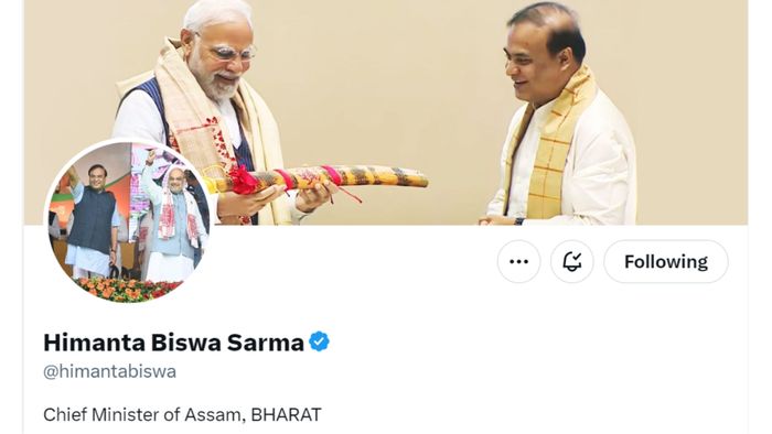 Himanta Biswa Sarma removes 'India' from his Twitter bio, adds 'Bharat'