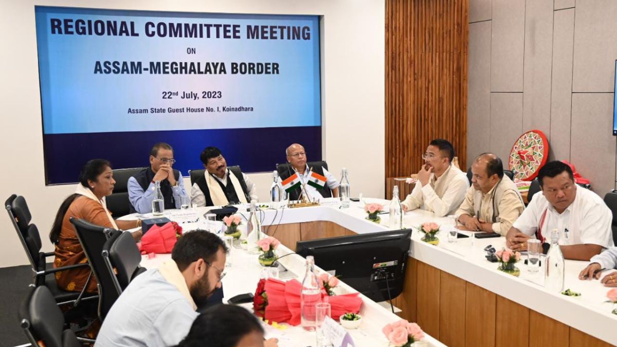 Assam-Meghalaya border talks: Regional committees hold meeting in Guwahati Assam-Meghalaya border talks: Regional committees hold meeting in Guwahati