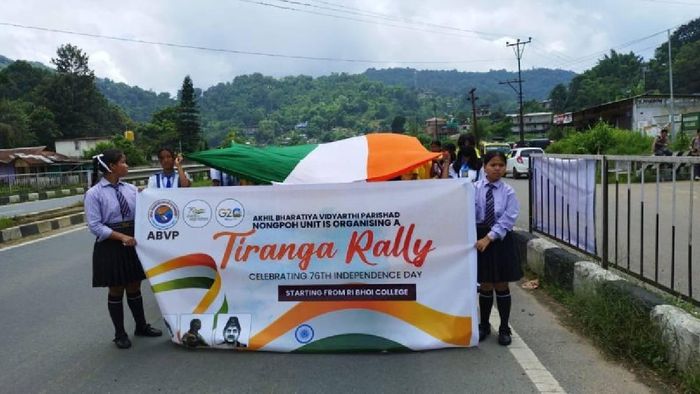 ABVP organizes ‘Tiranga Rally’