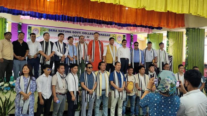 Arunachal: CM Pema Khandu felicitates alumni of Itanagar's lone College, urges them to inspire young generation