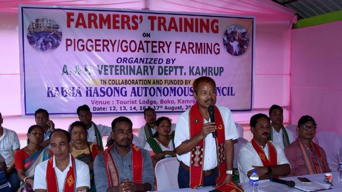 Assam: RHAC and Dept. of A.H. & Veterinary organize piggery and goatery training in Boko