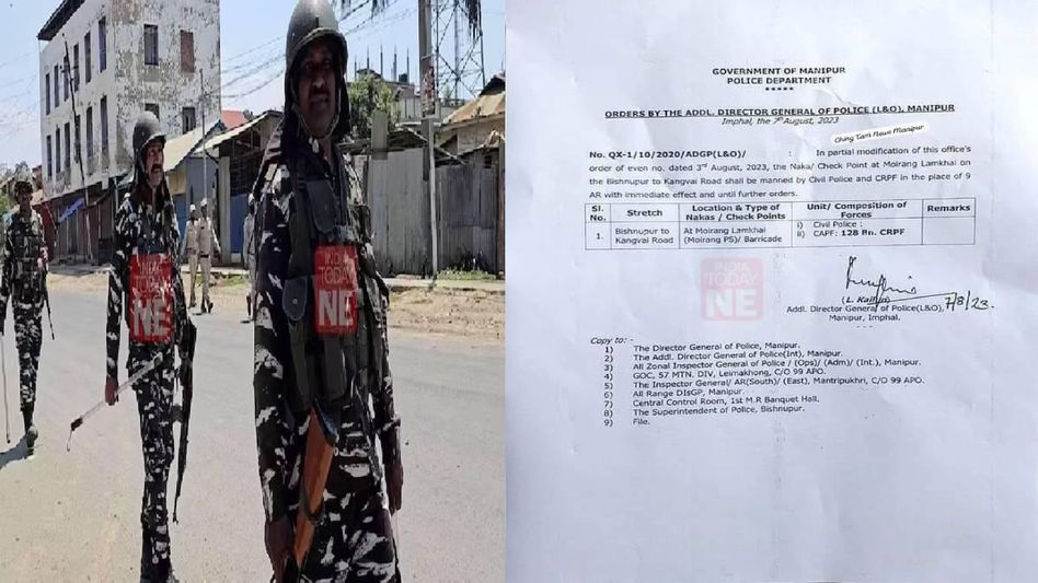 Manipur: Police to take charge of checkpoint at Moirang Lamkhal on Bishnupur-Kangvai Road Manipur: Police to take charge of checkpoint at Moirang Lamkhal on Bishnupur-Kangvai Road