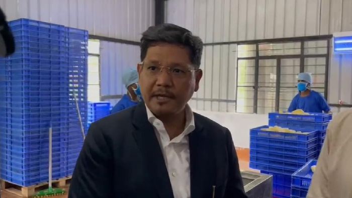 Meghalaya CM Conrad Sangma inaugurates prime hub and pineapple processing unit in Ribhoi district