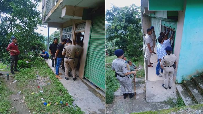 Police conduct search at cooperative society