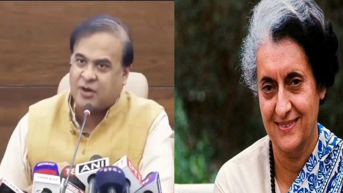 Indira Gandhi visited Assam only to blame assamese people, says CM Himanta Biswa Sarma