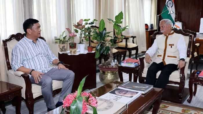 Arunachal CM Pema Khandu with Governor