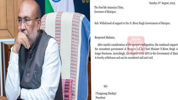 Manipur violence: NDA partner Kuki People's Alliance withdraws support from Biren Singh government