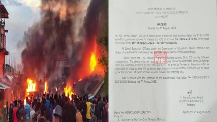 Schools in Manipur to resume from August 10