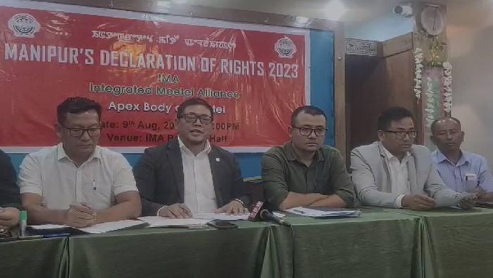 Manipur's Declaration of Rights 2023 by Integrated Meetei Alliance