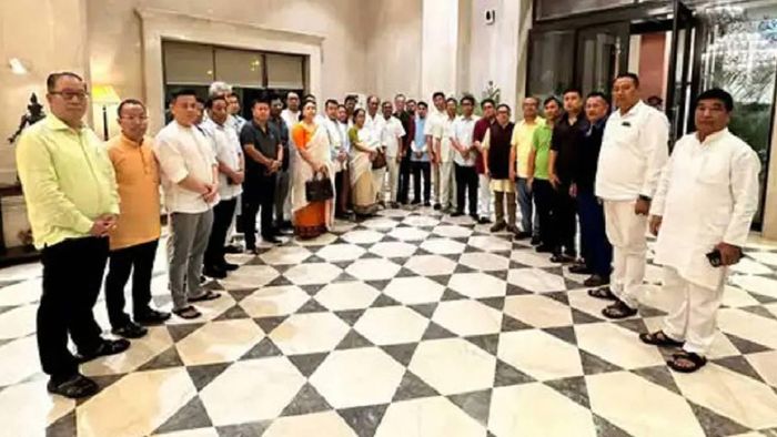 Naga MLAs with Metitei MLAS