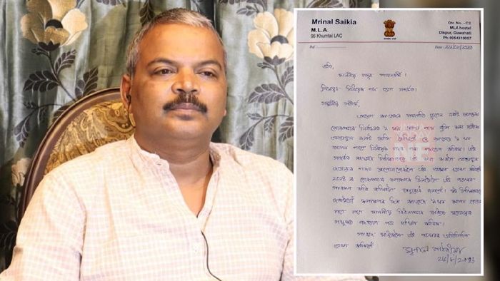 Assam BJP MLA Mrinal Saikia announces resignation.