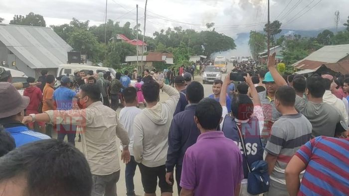 Fresh incident of violence erupts in Bishnupur district of Manipur