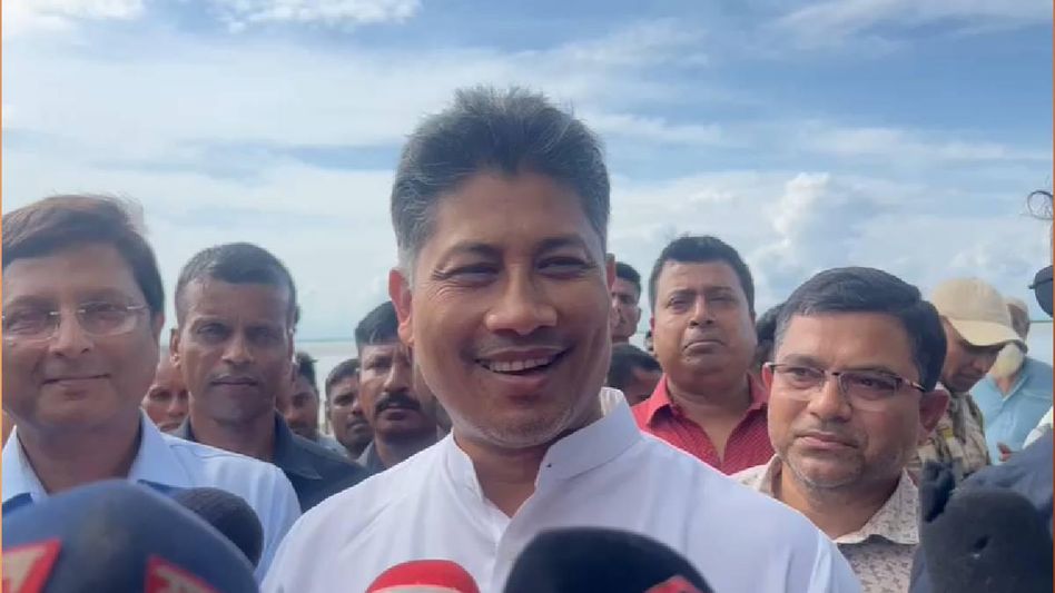 Assam: Embankments extended, 4,000 Geo bags placed to prevent erosion, says minister Pijush Hazarika Assam: Embankments extended, 4,000 Geo bags placed to prevent erosion, says minister Pijush Hazarika