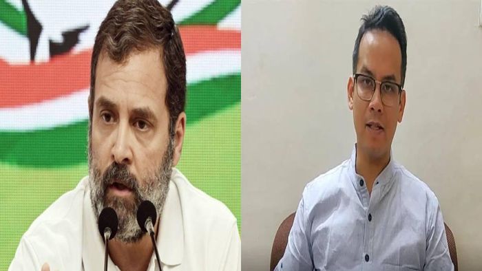 Rahul Gandhi (L), Gaurav Gogoi (R)
