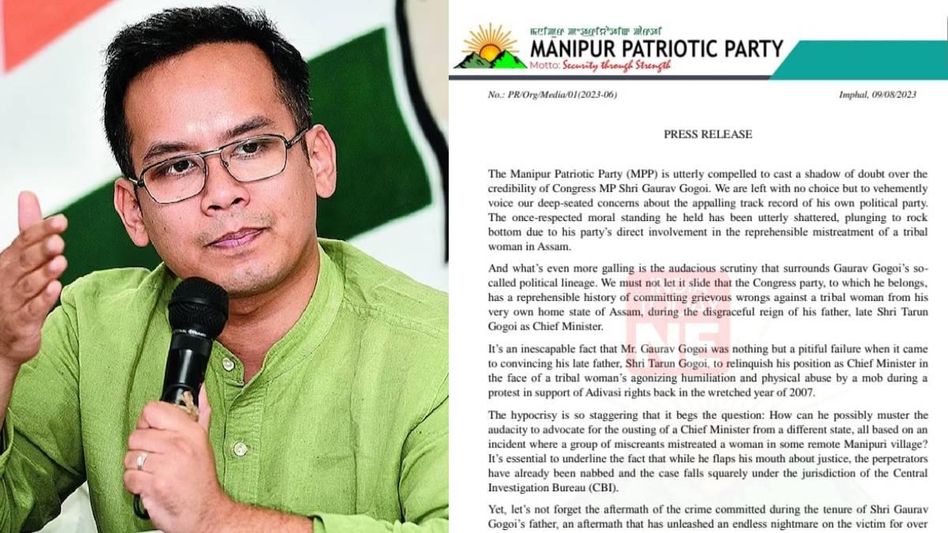 Manipur CM Biren Singh's exit is Congress MP Gaurav Gogoi's hidden political agenda, claims Manipur Patriotic Party Manipur CM Biren Singh's exit is Congress MP Gaurav Gogoi's hidden political agenda, claims Manipur Patriotic Party