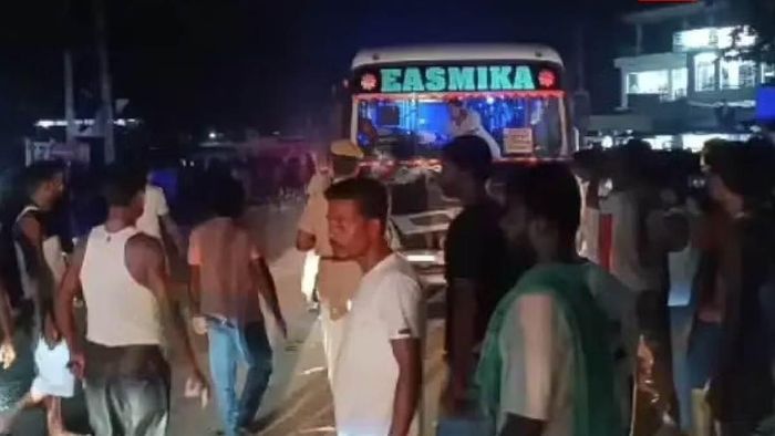 Assam: Enraged villagers vandalise bus after it rams into two bike riders in Goalpara
