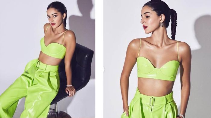 Ananya Pandey promotes 'Dream Girl 2' in neon-dream outfit