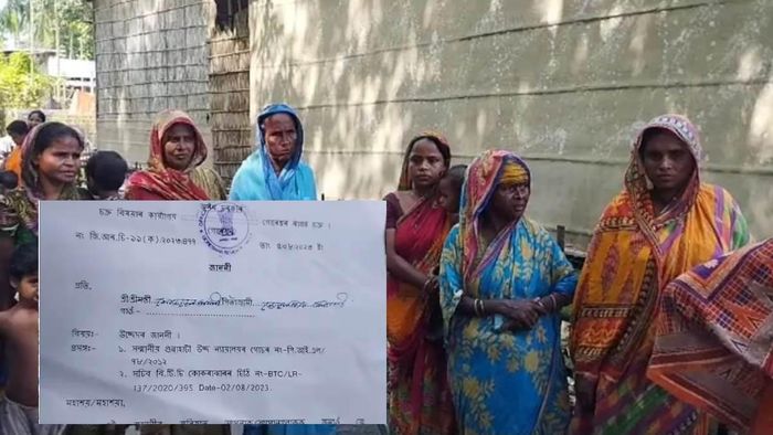 Eviction drive targets tribal belt and BTR Block, 21 families in Gurmau and Sonamhari villages affected