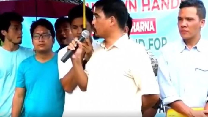 Pan Arunachal Joint Steering Committee protest
