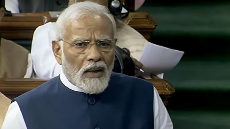 PM Modi in address to Parliament says 'Country stands with women of Manipur' PM Modi in address to Parliament says 'Country stands with women of Manipur'