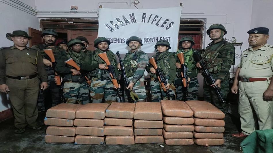 Tripura: Assam Rifles seizes Marijuana worth Rs 13.25 lakh Tripura: Assam Rifles seizes Marijuana worth Rs 13.25 lakh