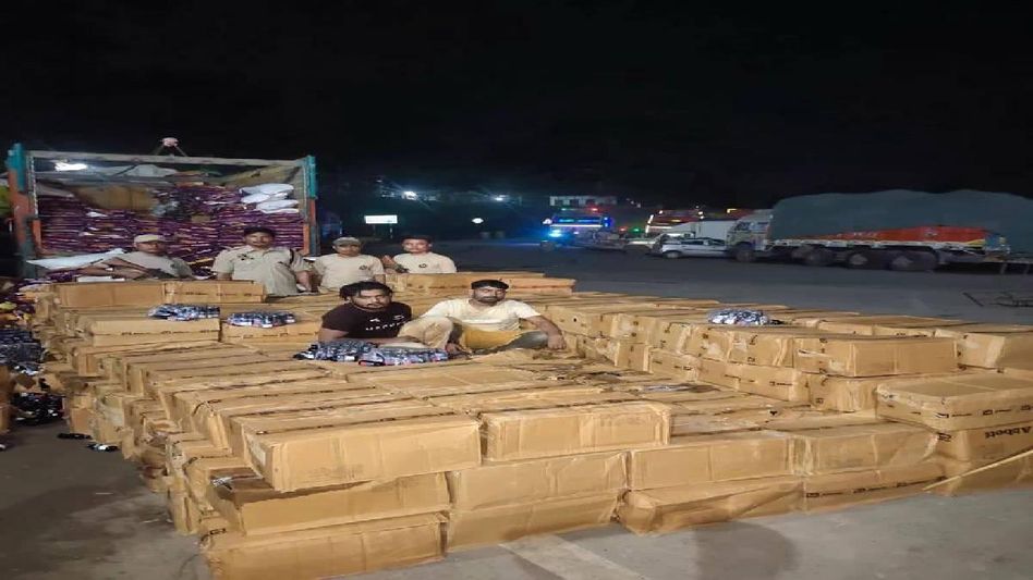 Assam: Two held with 353 cartoons of cough syrup in Karimganj district Assam: Two held with 353 cartoons of cough syrup in Karimganj district