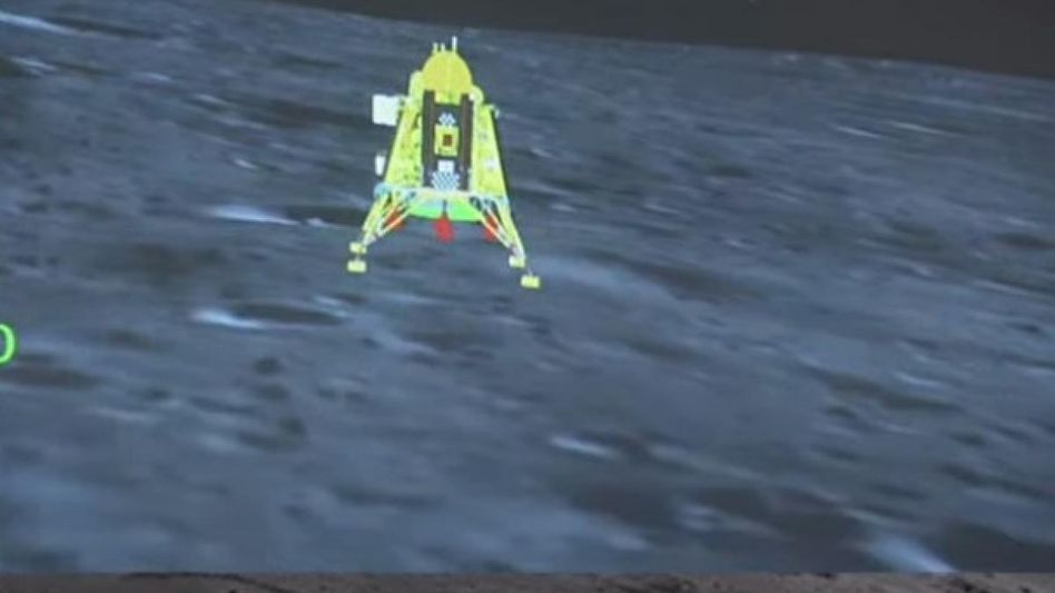 Chandrayaan 3 successfully lands on Moon, marking India's triumph Chandrayaan 3 successfully lands on Moon, marking India's triumph