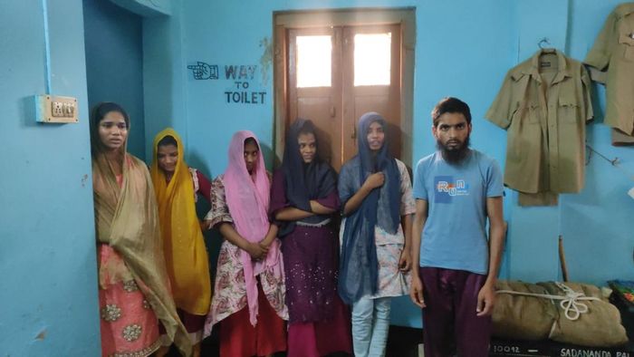 Rohingya nationals held in Tripura