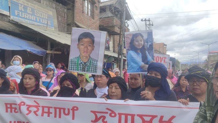 Locals protest over Manipur government's failure to locate whereabouts of two minors even after 20 days