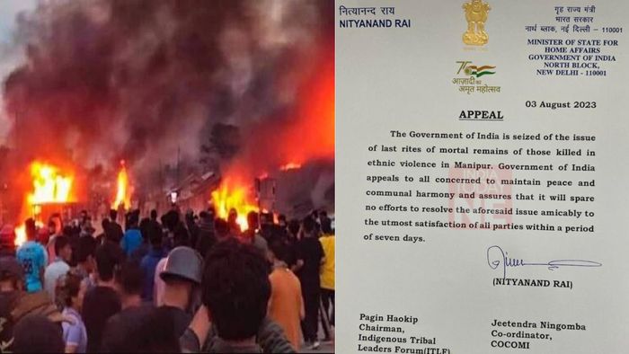 MHA appeals to postpone last rights of mortal remains of people killed in ethnic clash