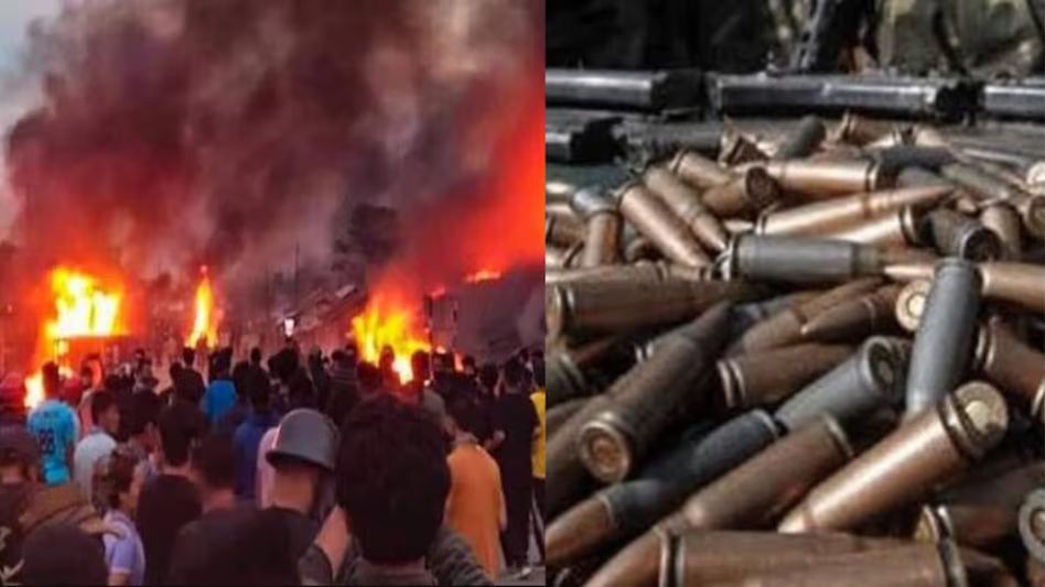 Manipur violence: Security forces recover arms and ammunition from Bishnupur and Kangpokpi districts Manipur violence: Security forces recover arms and ammunition from Bishnupur and Kangpokpi districts