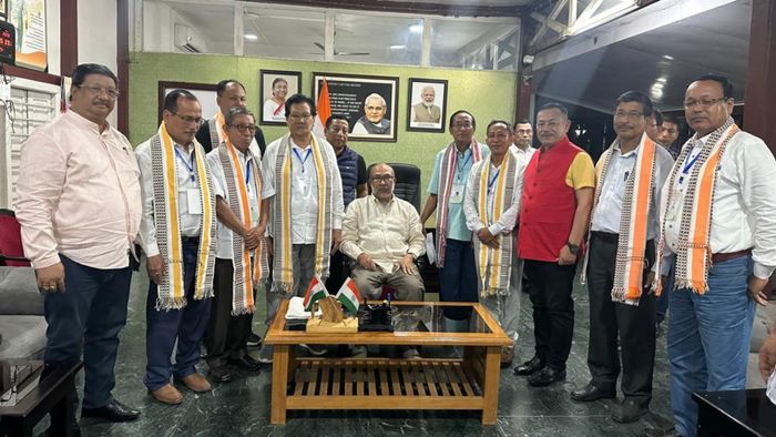 Delegation representing Meitei community from Assam meets CM Biren Singh