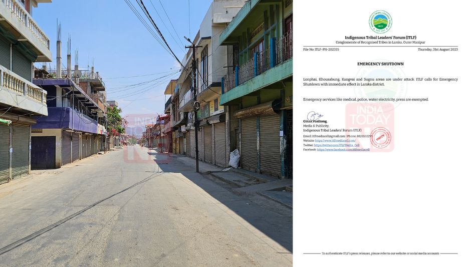 Manipur violence: Top tribal body calls for complete shutdown in Churachandpur district Manipur violence: Top tribal body calls for complete shutdown in Churachandpur district