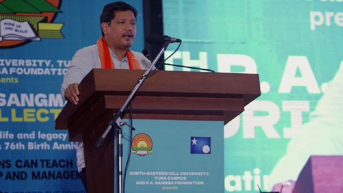 Meghalaya CM urges people to follow Late PA Sangma's principles of selfless service