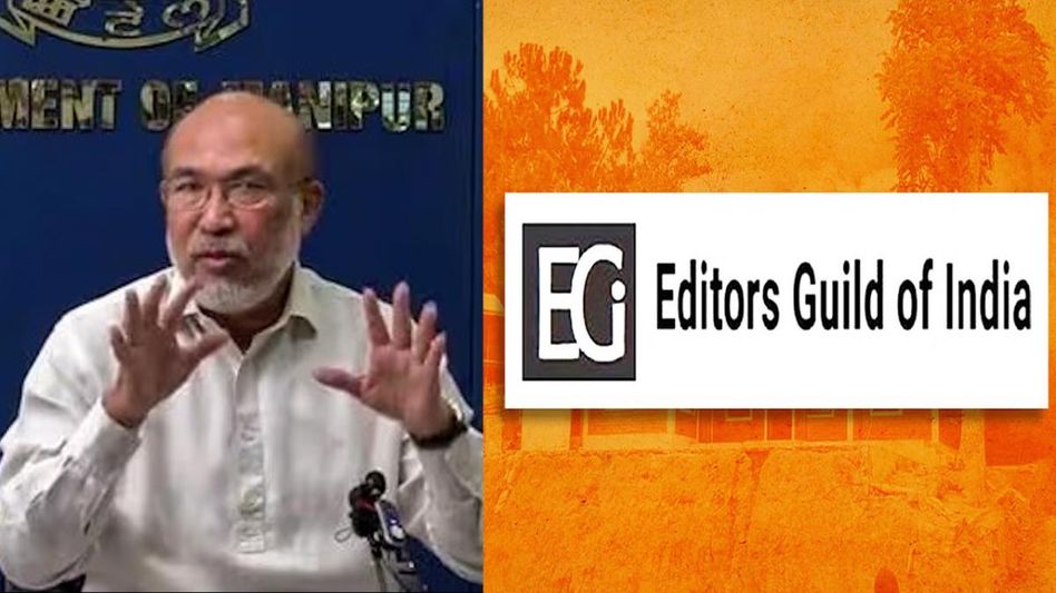 Manipur: Editors Guild of India denounces CM N Biren Singh's 'anti-state' label amid FIRs filed against them Manipur: Editors Guild of India denounces CM N Biren Singh's 'anti-state' label amid FIRs filed against them